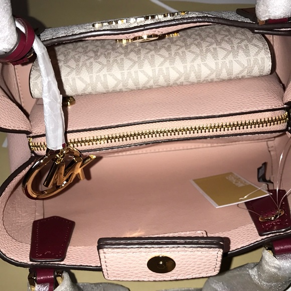 💦🌻mk Satchel set🌻crossbody/vanilla/pastel pink - Picture 2 of 8